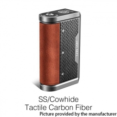 Authentic Lost Vape Centaurus DNA 250C 200W TC VW Box Vape Mod - SS/ Cowhide Tactile Carbon Fiber