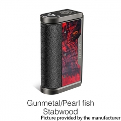 Authentic Lost Vape Centaurus DNA 250C 200W TC VW Box Vape Mod - Gun Metal /Pearl Fish Stabwood