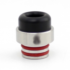 SXK Hussar Style GR Tip Straight + MTL DT R + DT Long 510 Drip Tip Set for RDA / RTA / RDTA / Sub-Ohm Tank - POM + 316SS (3 PCS) - Transparent