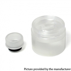 SXK Style Replacement Top Cap with Drip Tip for 5A's Basic V2 Style RDA PC 22mm - White