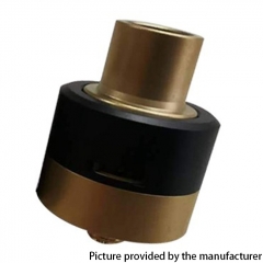 YFTK M-Atty 316SS 22mm Style RDA Rebuildable Dripping Vape Atomizer w/ BF Pin (Limited Edition) - Black Gold