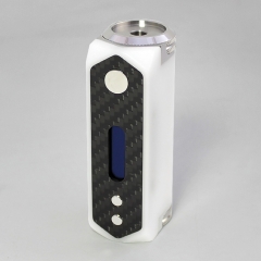 SXK Stickman SLGT V2 Gera GT Style 60W VW Variable Wattage Vape Box Mod Evolv DNA60 Chip 21700 - White