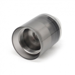 Replacement Top Cap Tank Tube Nano Kit w/ Drip Tip for Taifun Typhoon GT4S GT 4S IV S Style RTA 2.9ml - Silver + Black