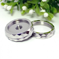 SXK Diamond 510 Thread Adapter & Decorative Ring for SXK Stickman SLGT V2 Gera GT Style VW Box Mod - 8 x 30mm + 6 x 30mm (2 PCS)