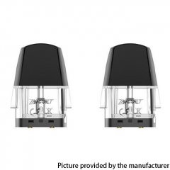 Authentic Uwell Zumwalt Pod System Vape Kit Replacement Pod Cartridge 1.6ml (2pcs) - Black + Transparent