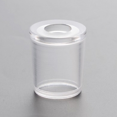 Authentic Auguse Replacement Cylinder Top Cap PC Tank Tube for Auguse V1.5 MTL RTA 4ml - Transparent