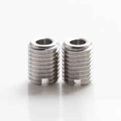Authentic Auguse Era MTL RTA Replacement E-liquid / E-juice Flow Refilling Wick Screws 2mm(2pcs) - Silver
