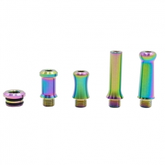 Rubyvape 510 SS 4-in-1 MTL Replacement Drip Tip - Rainbow