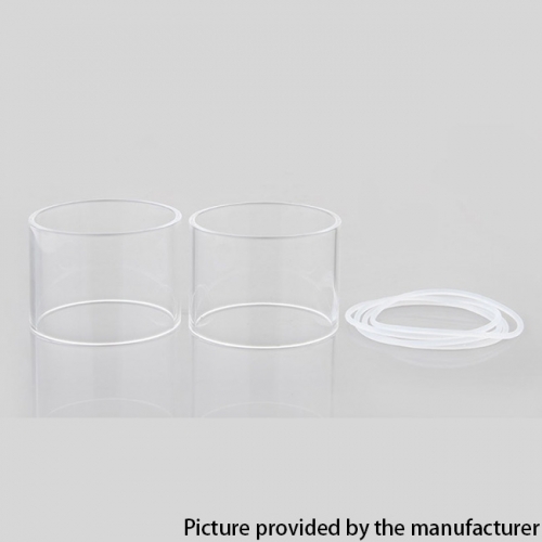 Authentic Steam Crave Aromamizer Titan RDTA Replacement Straight Tank Tube 2pcs 28ml - Transparent