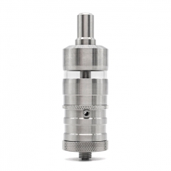 YFTK Fev Flash e-vapor V4.5S+ Style 23mm RTA Rebuildable Tank Vape Atomizer 4.5ml - Silver