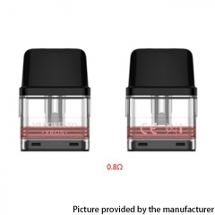 Authentic Vaporesso XROS Pod System Vape Kit Replacement Pod Cartridge w/ 0.8ohm Mesh Coil 2ml - Black