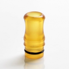 Replacement 510 Drip Tip for Dvarw MTL FL Facelift RTA Vape Atomizer - Yellow