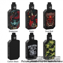 Authentic Rincoe Manto Beast 228W VV Box Mod 18650 + Metis RDA Kit - The Wildest