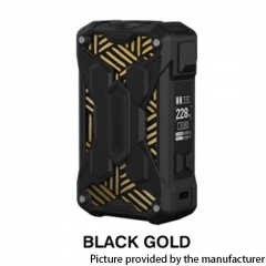 Authentic Rincoe Mechman Lite 228W TC VW 18650 Box Mod - Black Gold