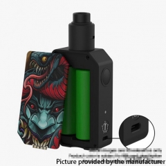 Authentic Rincoe Manto Beast 228W VV Box Mod 18650 + Metis RDA Kit - The Wildest