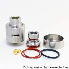 SXK M-Atty V2 Style 316SS RDA w/BF Pin 20mm - Silver