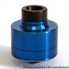 SXK Haku Venna Style 22mm 316SS RDA w/BF Pin - Blue