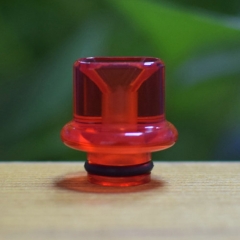 Whistle V2 Style 510 Drip Tip for DotMod DotAIO Pod / Billet BB Box Mod / RDA / RTA / RDTA - Red