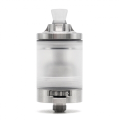 YFTK Roulette Style MTL / DL 22mm RTA Rebuildable Tank Vape Atomizer 3.5ml - Silver