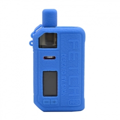 Silicone Protective Case for Smok Fetch Pro Pod w/Lanyard - Blue
