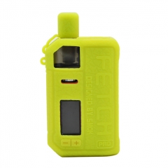 Silicone Protective Case for Smok Fetch Pro Pod w/Lanyard - Yellow