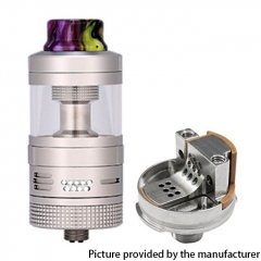 Authentic Steam Crave Aromamizer Supreme V3 25mm RDTA 7ml (Basic Kit) - Silver