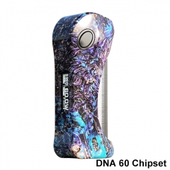 Authentic ULTRONER Alieno 60W 18650 Stablized Wood TC VW Box Mod(DNA 60 Chip) - Purple