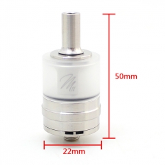 SXK Monarchy J3S Style 22mm MTL RTA 2.5ml - Silver