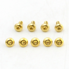 SXK Replacement SS Screw Set Kit for SXK BB 70W / DNA 60W Style Box Mod Kit 9pcs - Gold