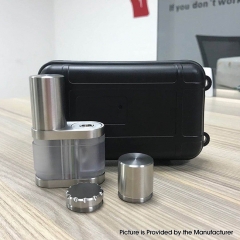 Stratum Balance Style 60W TC 18350/18650 Mod - Translucent + Silver