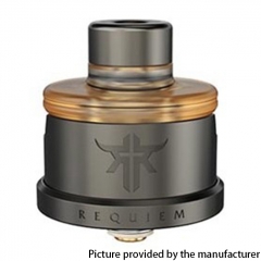 Authentic Vandy Vape Requiem 22mm DL / RDL / MTL RDA - Gun Metal