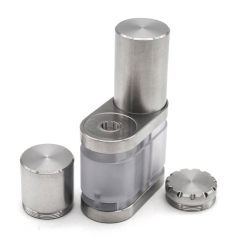Stratum Balance Style 60W TC 18350/18650 Mod - Translucent + Silver