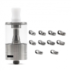 ULTON Dvarw FL MTL Facelift 22mm Style 316SS RTA 5ml w/10pcs AFC Insert - Silver