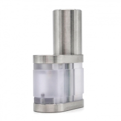 Stratum Balance Style 60W TC 18350/18650 Mod - Translucent + Silver