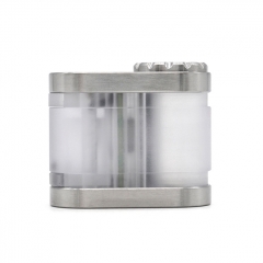 Stratum Balance Style 60W TC 18350/18650 Mod - Translucent + Silver