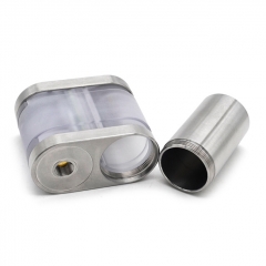 Stratum Balance Style 60W TC 18350/18650 Mod - Translucent + Silver