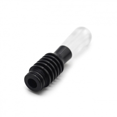 Vazzling 510 Drip Tip for RDA / RTA / RDTA - SS + POM - Transparent + Black