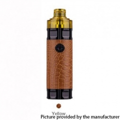 Authentic VapingGT GT Pen 40W Pod System Vape Starter Kit 2ml/0.5ohm - Yellow Leather