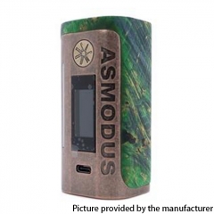 Authentic Asmodus Lustro 200W Touch Screen TC VW Variable Wattage Box Mod (Kodama Edition)- Dark Green