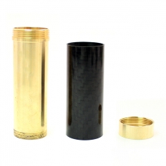 SXK Replacement Battery Sleeve for Cinque Terre Style 70W TC VW Box Mod - Carbon Fiber
