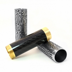 SXK Replacement Battery Sleeve for Cinque Terre Style 70W TC VW Box Mod - Carbon Fiber