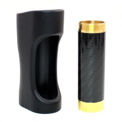 SXK Replacement Battery Sleeve for Cinque Terre Style 70W TC VW Box Mod - Carbon Fiber