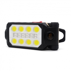 8 COB Folding Work Outdoor Light 800 Lumens USB Rechargeable 18650 Light