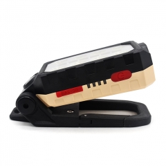 8 COB Folding Work Outdoor Light 800 Lumens USB Rechargeable 18650 Light