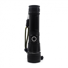 Vazzling 1600LM 18650/26650 5 Modes P50 LED Zoomable USB Rechargeable Flashlight Torch