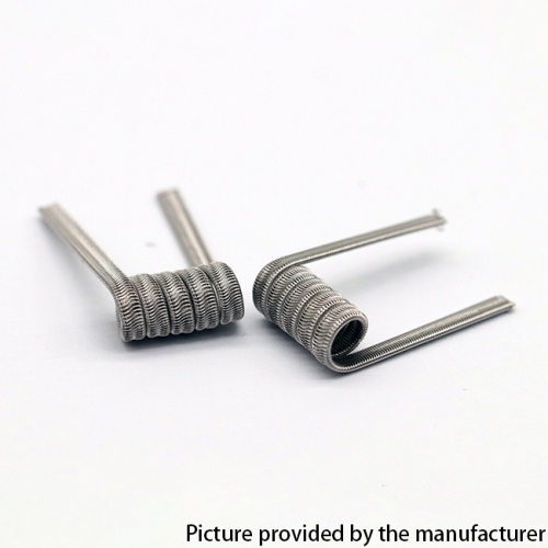 Authentic Coilology Interlock Fralien Sandvik Ni80 Hand Crafted Coil 3mm 0.07ohm 2pcs