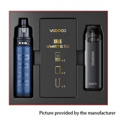 Authentic VOOPOO Drag S & Vmate Pod System Limited Edition 2500mAh - Galaxy Blue