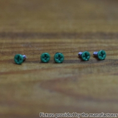 5pcs Replacement Screws for dotMod dotAIO Pod - Green