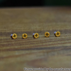 5pcs Replacement Screws for dotMod dotAIO Pod - Yellow