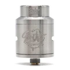 Authentic 528 Custom Lost Art Goon V1.5 24mm RDA Rebuildable Dripping Atomizer w/ BF Pin - Silver